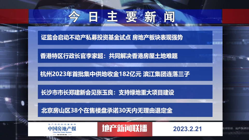 地产新闻最新动态速递